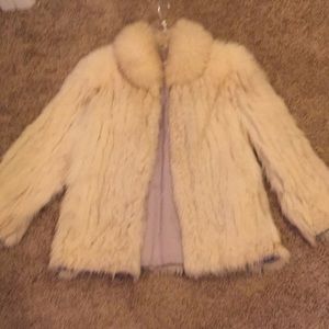 Blue Fox Fur Coat/Jacket, Excellent Condition!